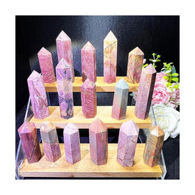 New Arrival Natural Folk Art Crystal Craft Red Jasper Point for Business Gift