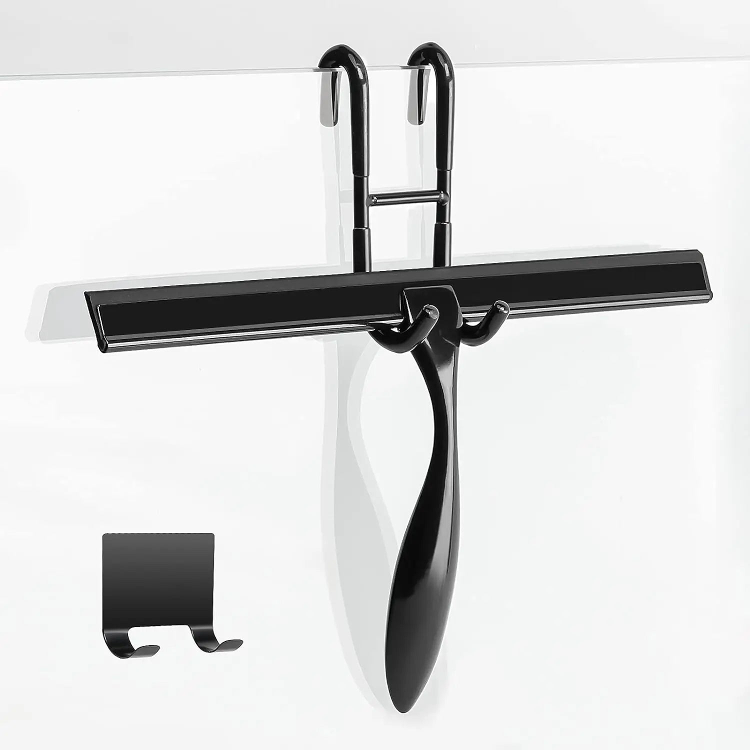 Wholesale Bathroom Shower Glass Squeegee Wiper Blade Window Cleaning Squeegee Metal Stainless Steel Silicone Shower Squeegee