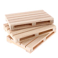 Natural Mini Wooden Pallet Beverage Coasters for Hot and Cold Drinks Insulation Pad Tea Coffee Cup Mug Coaster Pot Mat