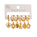 2026 New Arrival Stainless Steel Earrings Set Ladies Studs Earrings Combos Set for Girls Trending Luxury Jewelry Earrings Set