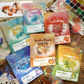 30pcs/pack Sticker Pack Watercolor Museum Series Color Swoosh Handbook Material Stickers