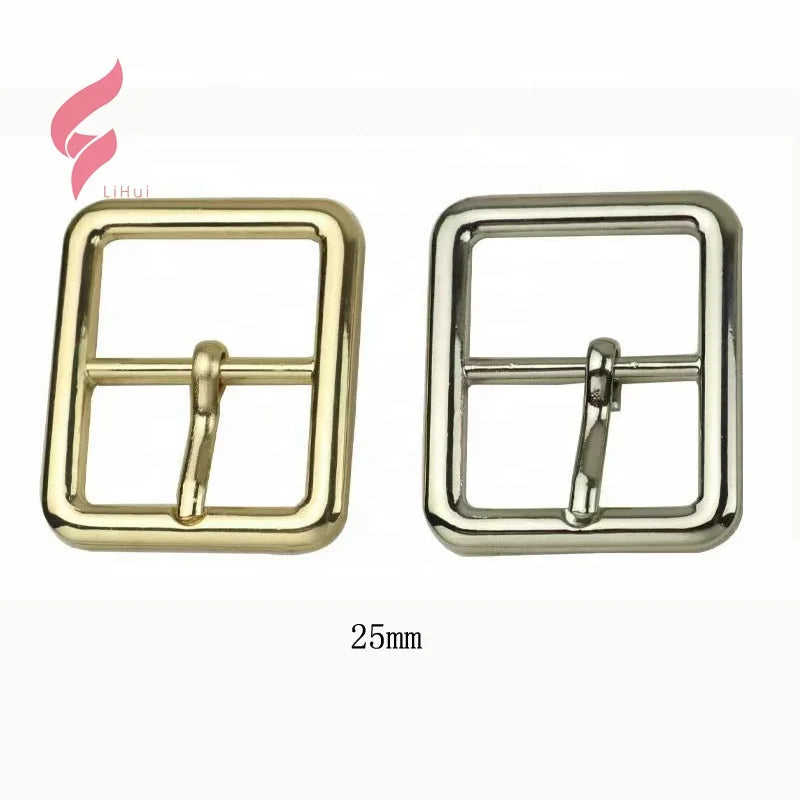 Lihui Fashion Custom 25mm Roller Pin Buckle Swimwear Metal Accessories  Handbag Metal Accessories Design Your Own Belt Buckles