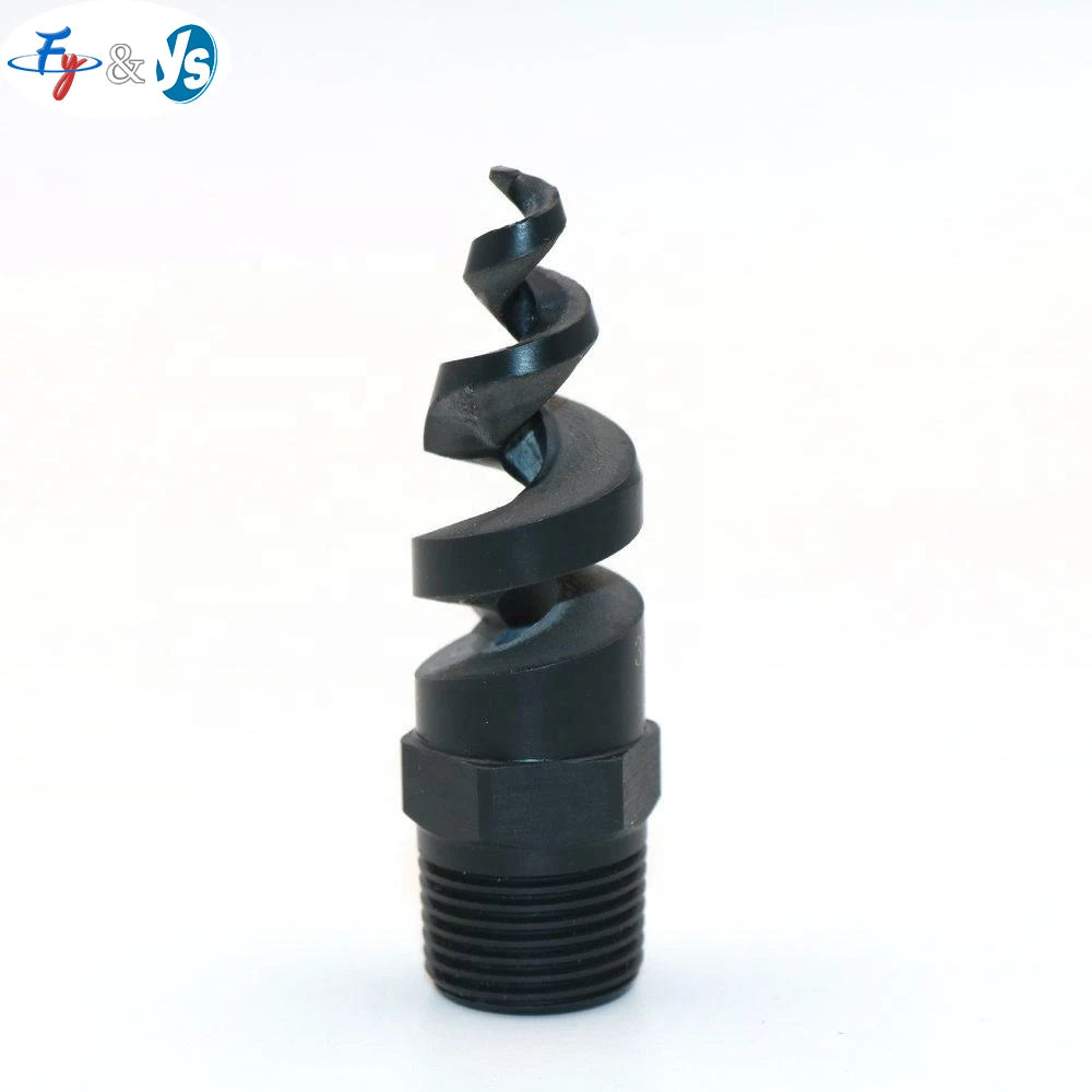 Black Plastic Spiral Nozzle for Garden Hose Pressure Washer Adjustable Nozzle Water Mister Nozzles High Pressure Durable MegaBDM