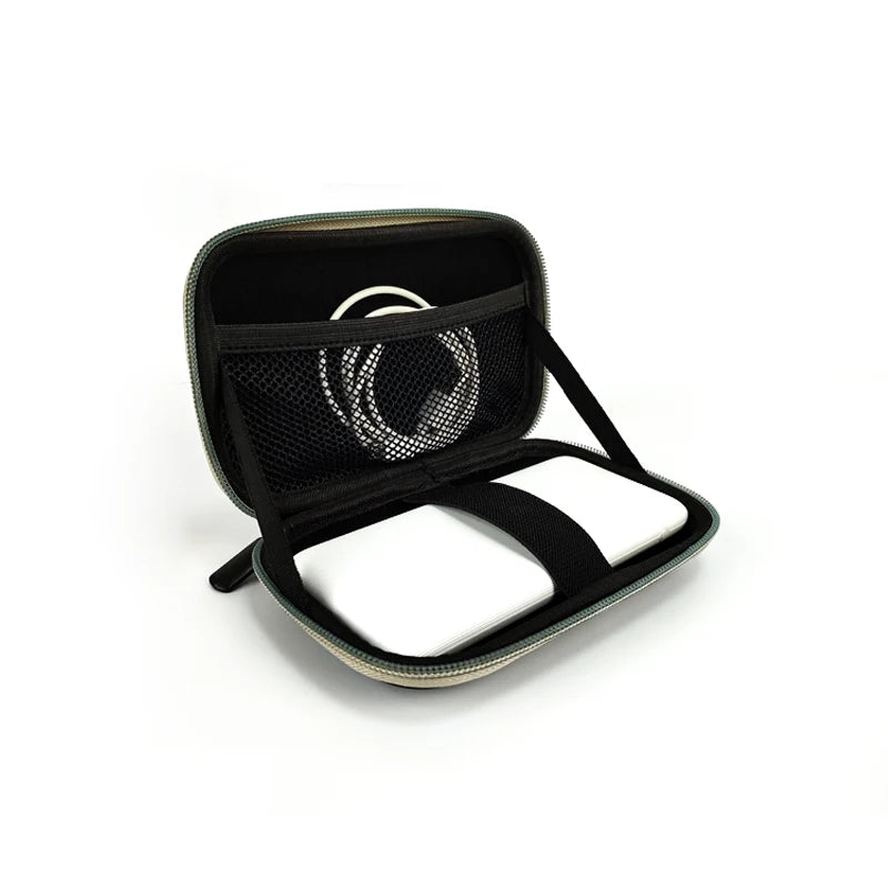 Shockproof EVA Carrying Case Small Travel Case for Charging Cable Power Bank Hard Drive