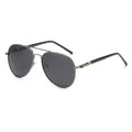 Classic Men's Polarized Pilot Sunglasses with UV400 Mirrored Lens Fashion Metal Frame and Tac Lenses