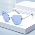 2024 New Arrival Retro Fashion Unique Square Frame Sunglasses Brand Classic Rimless Sunglasses Women Men Custom Sunglasses Logo