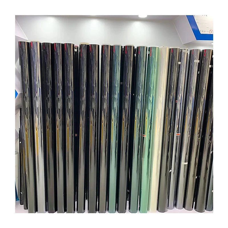 One Way Vision View Mirror Window Film Uv Rejection Tinting Building Glass Foil Family Privacy Protect Window Film