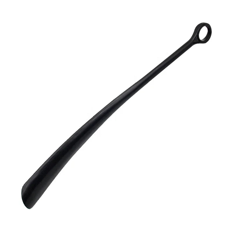 Factory Wholesale Custom Logo Shoehorn Shoe Spoon Long Handle Plastic Shoe Horn for Men and Women