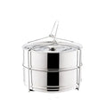 Kitchen Food Steamer for Stainless Steel Stackable Insert Pans for Gas Induction Pressure Cooker Household