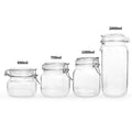 500ml 750ml 1L 2L 3L square Heat Resistant Lemonade Jars Airtight Smell Proof Jar