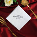 Cocktail Wedding Stationery Customized Printing Napkin Tissue for Wedding Party Disposable Paper Dinner Napkins