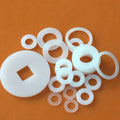 Factory Hot Sale M6 M8 M10 Nylon PA66 Plastic Black Plain Flat Washers