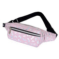 Butterfly Printed Holographic Waist Pack Bags for Women Glitter Fanny Pack Waterproof Belt Bag Fashion Laser Waist Pack
