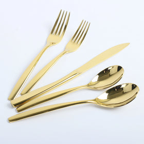 Flatware Set Silver Cutlery Set for Parties
