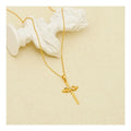 Free Design S925 Sterling Silver Moissanite Cross Necklace Infinite Symbol Fashion Trend Simple Pendant Clavicle Chain