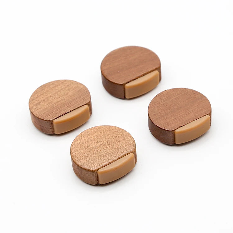High Quality Sapele Wood Round Durable Door Stopper for Home & Office Use