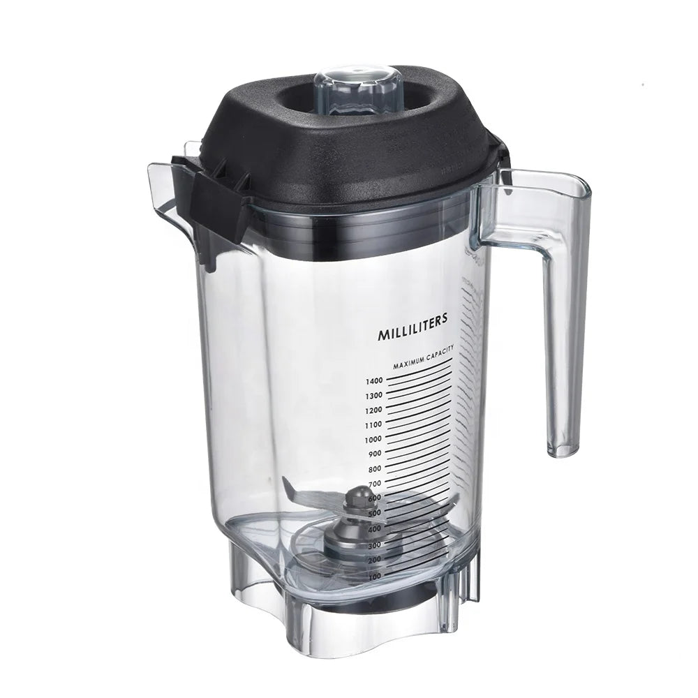 Ideagree Commercial & Household Ice Smoothie Blender PC Plastic Glass Jar 1400ML 48Oz Capacity with Stainless Steel Blade