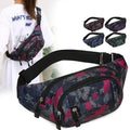 Colorful Camouflage Sport Waist Bag Crossbody Camouflage Waist Hip Bag Pouch Waterpoof Portable Nylon Stylish Fanny Pack