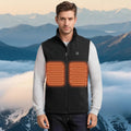 Custom USB Rechargeable Electric Vest 5V Waterproof Breathable Windproof Polyester Thermal Heated Waistcoat Unisex Casual Winter