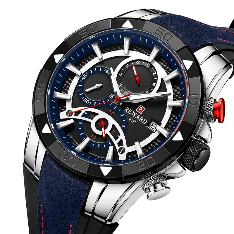 Reward China Factory 3atm Water Resistant Men Sport Quartz Watch New Luxury Logo Design Silicone Timepiece Wristwatch