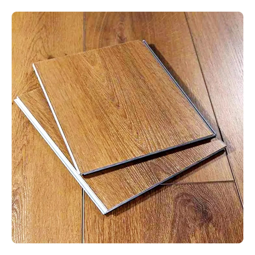 100% Waterproof Vinyl Flooring SPC LVT Click Plank Flooring Plastic Flooring