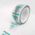Custom Logo Waterproof Vinyl Round Boba Tea Stickers Permanent Transparent Clear Round Packaging Label Sticker Roll