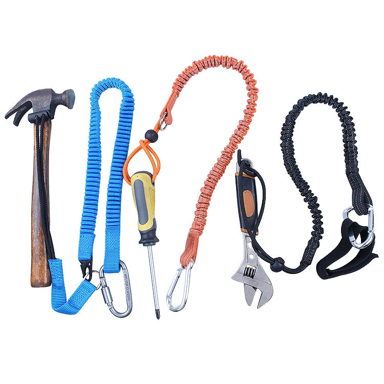 2023 Custom Safety Rope Elastic Polyester Tool Lanyard Tool Working at Height