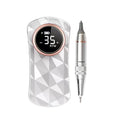 Strong 35000 RPM Portable Mobile Nail Drill Cordless Efile Electric  Rechargeable Nail File Machine