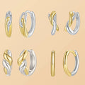 Fine S925 Jewelry New Design Platinum Plated Sterling Silver Hoop Earrings 925 Women Heart Opal Gemstone Colorful Earrings
