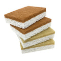 Biodegradable Compostable Dishwashing Sponges Eco Kitchen Sponge Easy Clean High Absorption Sustainable Cleaning