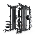 Commercial Fitness Gym Power Rack Crossmax Multi-Functional Trainer with Power Cage Smith Machine Steel Material
