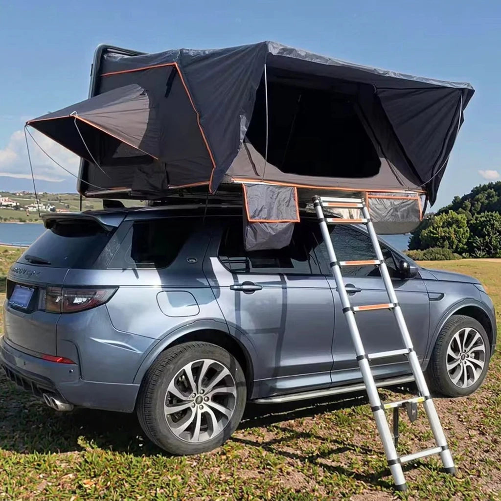 China Manufacturer Ikamper Canopy Fast Fit Hard Shell Roof Top Tent 4 Person Pickup Hardshell Roof Tent for Sales