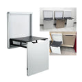 OEM Save Space Folding Chair DIY Aluminium Heavy Duty Smart Flip Hidden Invisible Wall Mounted Seat Bench Stool