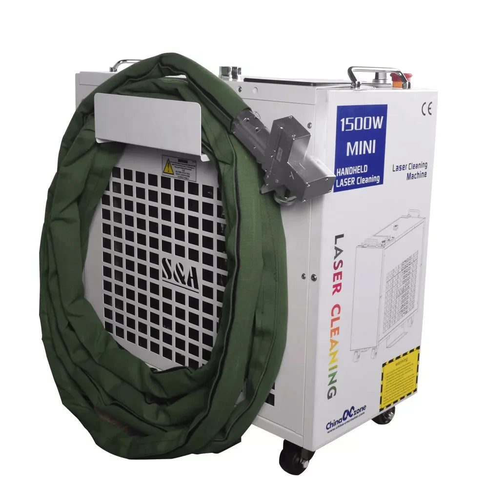 EU Stock Chinacnczone 1500W BWT Relfar Double Pendulum Laser Cleaning Machine/Cleaner for Rust Removal Oil Stain Paint /Clean