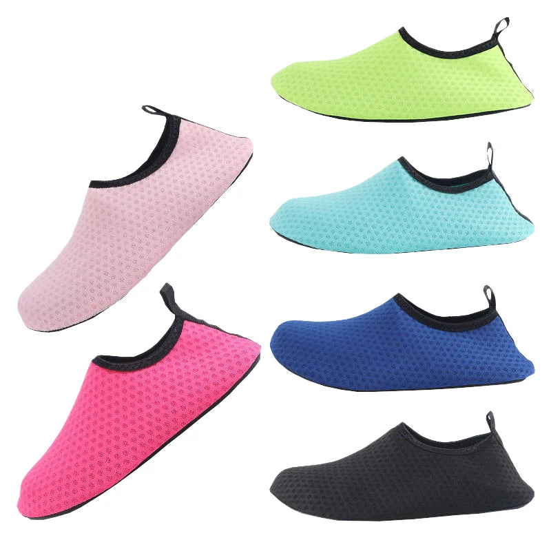 Adult Unisex Flat Water Outdoor Swimming Soft Cushion Beach Diving Walking Beach Water Shoes