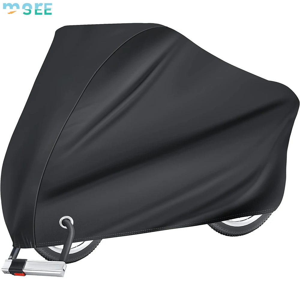 SeeMore Waterproof Rain Sun UV Dust Wind Proof with Lock Hole Bicycle Covers Bike Cover