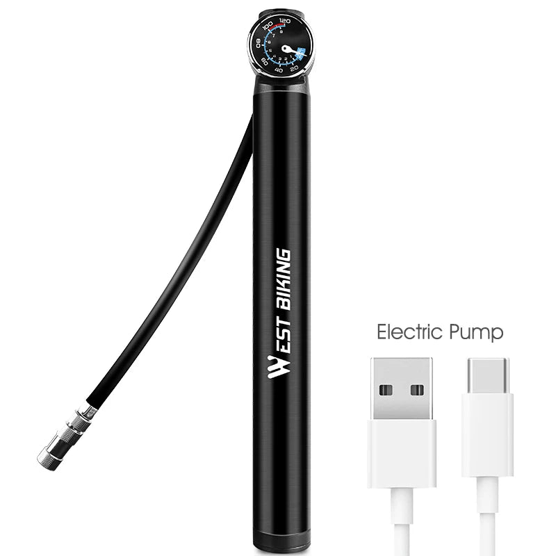 120PSI Smart Electric USB Rechargeable New Bicycle Pump MTB Road Bike Tire Air Cycling Inflator