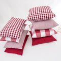 Wholesale Decorative Custom Throw Cotton Checkered Pillow Covers