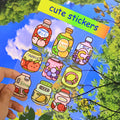 Personalized Cartoon Clear Die Cut Sticker Holographic Vinyl Stickers Custom Kiss Cut Sticker Sheet