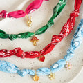 2025 Trendy Bohemian Style Charm Necklace Colorful Rope Chain Mushroom Heart Flower Design Fashionable Pendant Necklaces