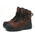 ANTENG Genuine Leather Esd Anti-Static Anti-Piercing Safety Boots Steel Toe Rubber Sole Non-slip Hiking Work Safety Shoes Boots