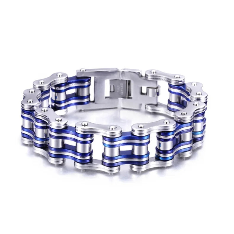 Fashion Personality Stainless Steel Bicycle Chain Bracelet New Motorcycle Chain Jewelry