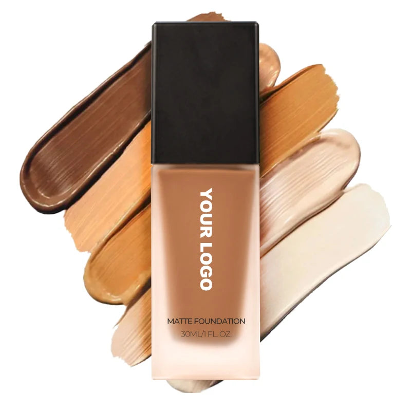 Matte Liquid Foundation Makeup Blendable Foundation with SPF 15 Full Coverage Foundation