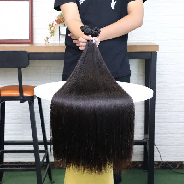 Wholesale 40 Inch Brazilian Virgin Remy Hair Extensions 10A Cuticle Aligned Hair Bundles Cheap Raw Human Hair Vendor