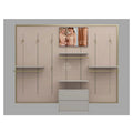 Retail Lingerie Store Gold Metal  Stand Lingerie Shop Design Retail Underwear Display