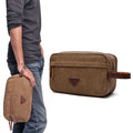 ZUOLUNDUO Men's Hanging Toiletry Bag Travel Makeup Organizer Daily Use Cosmetic Case with Custom Logo Blank Print Patterns