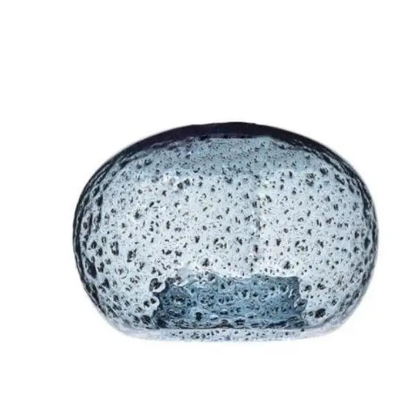 Factory Handmade Colored Seeded Bubble Glass Pendant Lamp Shade with Minimalist Industrial Design for Living Room Lighting
