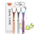 Double Layer Double Effect Tongue Cleaner 100% Stainless Steel Used to Remove Plaque Odor and Restore Hygiene or Taste