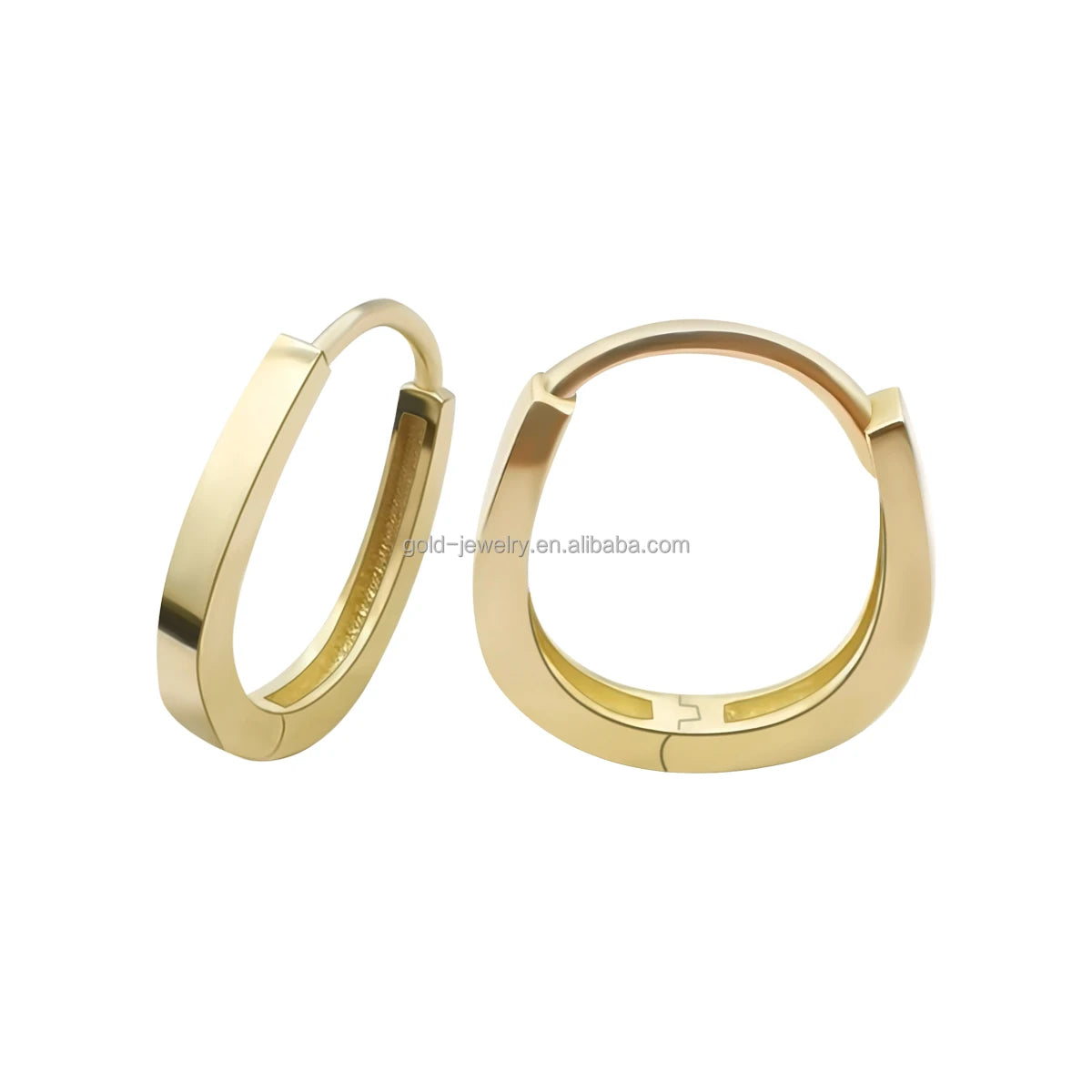 Factory Directly Sales 9k Real Gold Earring Charming Women Karat Gold Earrings Fine Jewelry Wholesale