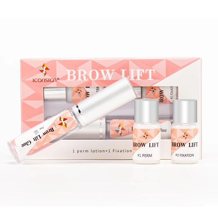 Professional ICONSIGN Mini Brow Lift Kit Professional Lamination Eyebrow Perming Private Label Brow Lift Set logo